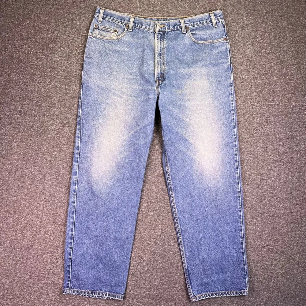 VTG Levis Jeans Men 41x30 Relaxed Straight Red Tab Denim Grunge Casual Baggy Y2K